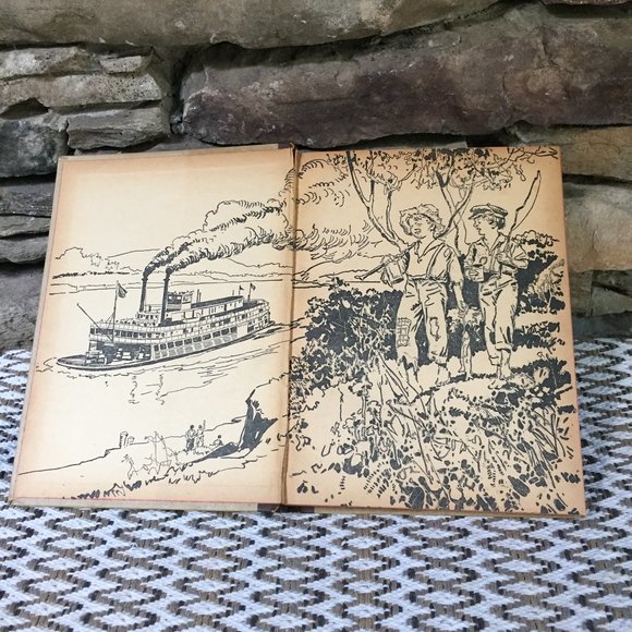 Vintage Tom Sawyer Book Mark Twain Hardcover 1944 - Picture 8 of 15